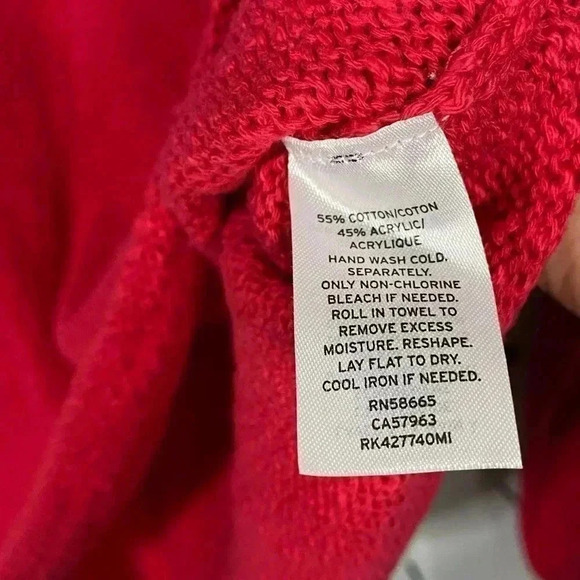 Abound Nordstrom Hot Pink Meadow Drop Shoulder Sweater - Picture 4 of 6